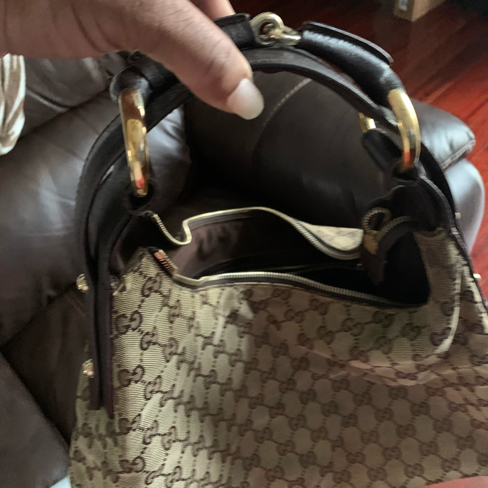 Gucci hobo Used... stain on front